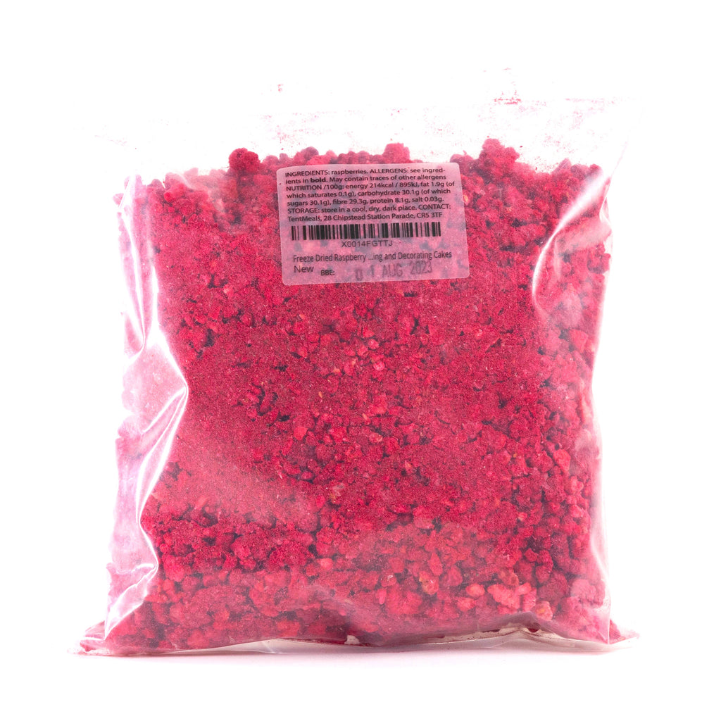 Freeze Dried Raspberry Pieces 200g 13kg Tentmeals