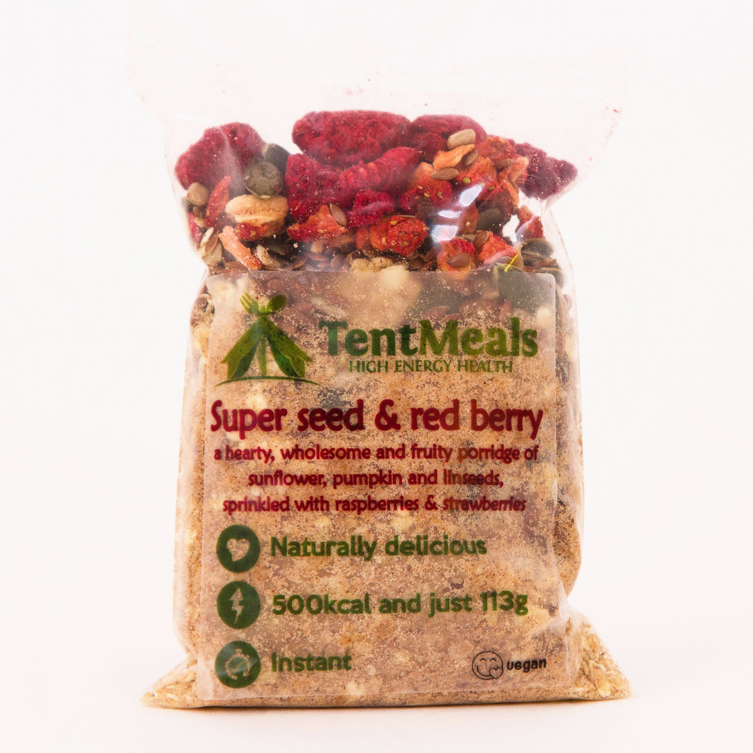 Super seed & red berry breakfast - 500 kcal