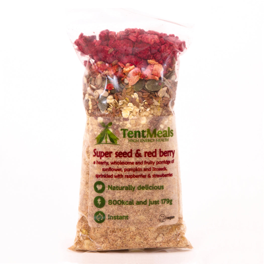 Super seed & red berry breakfast - 800 kcal
