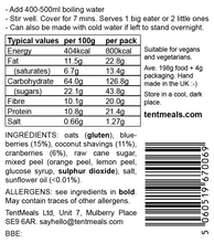 Blueberry burst breakfast - 800 kcal