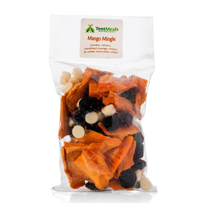 TentMeals Mango Mingle trail mix close up