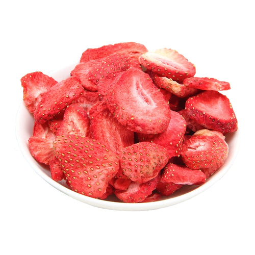 Freeze dried strawberry slices