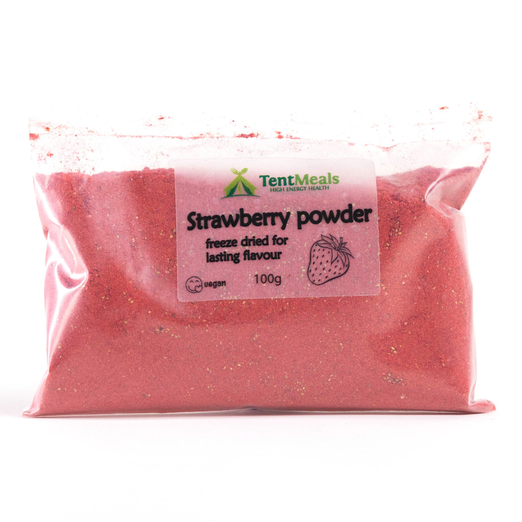 Freeze dried strawberry powder - 100g – TentMeals