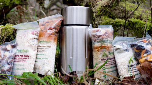 Weekend supply of main meals and breakfasts with a SIGG gemstone food flask